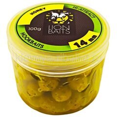 Бойлы вареные Lion Baits Hi-Attract (в дипе) 14мм 100г  Honey (мед) желтый