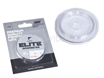 Леска зимняя Salmo ELITE Sinkmaster 30м 0,12мм  1,20кг прозрачный