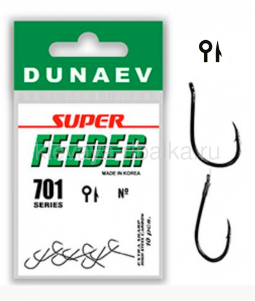 Крючки DUNAEV Super Feeder 701 №12 10шт/уп