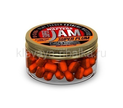 Бойлы нейтральные FFEM Jam Wafters 10х13мм 60шт. Super Plum (супер слива) оранжево-коричн.