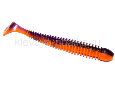 Виброхвост Probaits POINTER 4,0" 100мм цвет-202 сладкий лосось  (6шт)