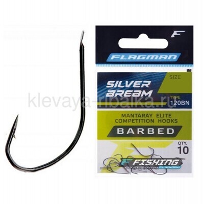 Крючки FLAGMAN Silver Bream №10 10шт/уп