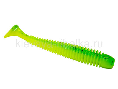 Виброхвост Probaits POINTER 4,0" 100мм цвет-208 сладкий лосось  (6шт)