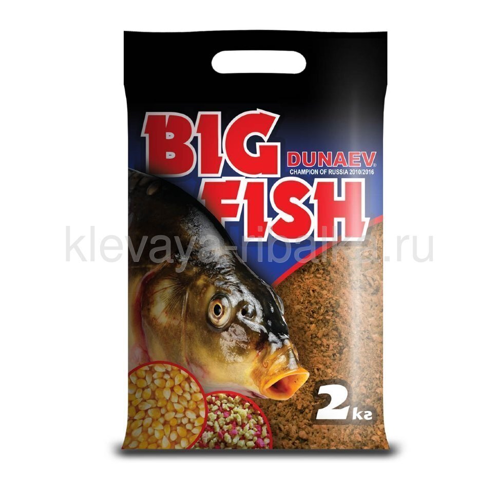 Прикормка Дунаев Big Fish коричневая 2кг