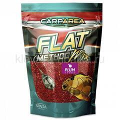 Прикормка CarpArea Mix Flat Method Plum (слива) mix 600г (zip-lock)