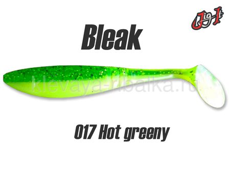 Виброхвост Jig It Bleak 5.2" 130мм цвет-017 garlic  (4шт)