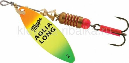 Блесна вращ. Mepps Aglia Long  1+ 6г  tiger-gold