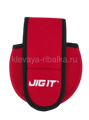 Чехол для катушек Jig It неопрен  1отд. красный