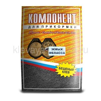 Прикормка Дунаев Компонент Жмых, Меласса   0,5кг