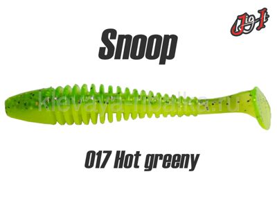 Виброхвост Jig It Snoop 3.3" 83мм цвет-017 squid  (8шт)