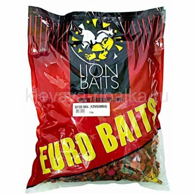 Смесь Lion Baits Spod MIX 5кг  клубника