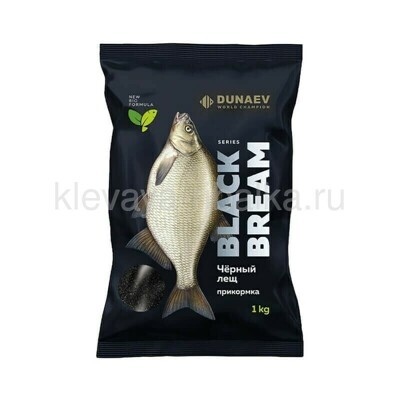 Прикормка Дунаев BLACK Series Bream  черная 1кг