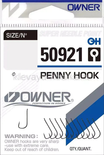 Крючки Owner 50921 PENNY HOOK № 10 10шт/уп