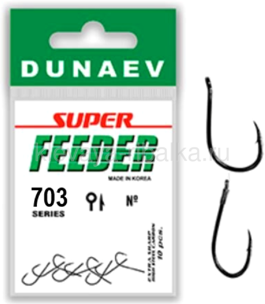 Крючки DUNAEV Super Feeder 703 №10 10шт/уп