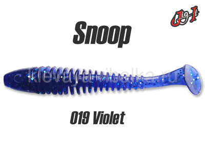 Виброхвост Jig It Snoop 4.0"98мм цвет-019 squid (6шт)