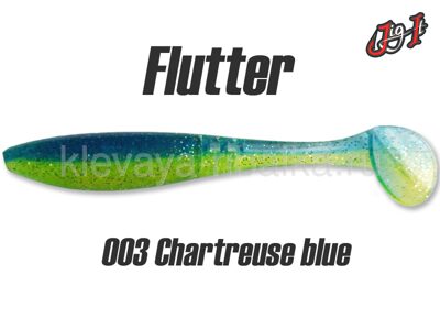 Виброхвост Jig It Flutter 3.8" 95мм цвет-003 squid  (6шт)