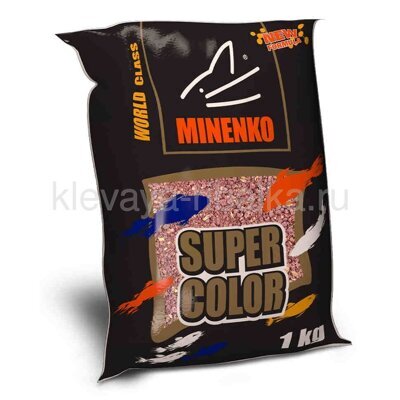 Прикормка Миненко Super Color Карп  красная 1кг