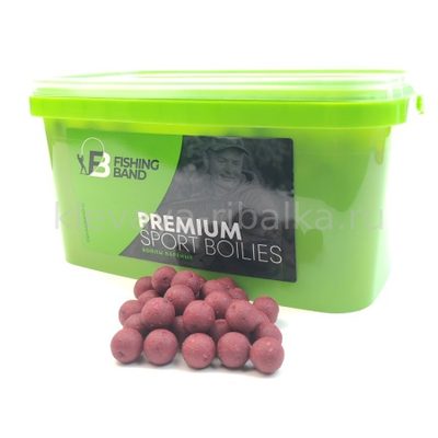 Бойлы вареные Fishing Band  20мм 2000г  Plum (слива) оранжевый