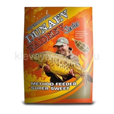 Прикормка Дунаев Dunaev-Fadeev Method Feeder Super Sweet  1кг