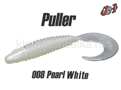 Твистер Jig It Puller 4.3" 110мм цвет-008 garlic  (4шт)