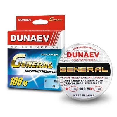 Леска DUNAEV GENERAL 100м 0,405мм  12,5кг