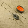 Готовая оснастка ORANGE №41/1 метод флэт под бойл 40гр Leadcore + Mould 4823100103459 MF41140