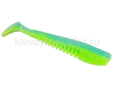 Виброхвост Probaits HACKER 4,0" 100мм цвет-201 сладкий лосось  (5шт)