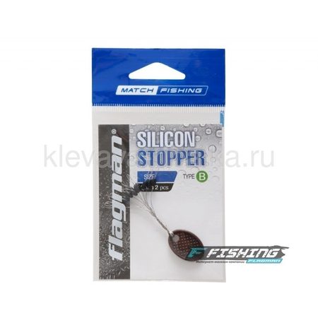Стопор силиконовый FLAGMAN Stopper L  12шт