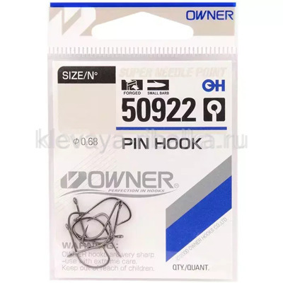 Крючки Owner 50922 PIN HOOK № 4 7шт/уп