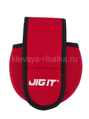 Чехол для катушек Jig It неопрен  1отд. красный