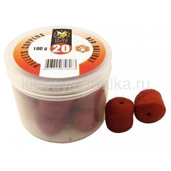 Пеллетс  Lion Baits насадочный 20мм 100г  Red Hallibut (красный палтус)