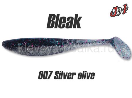 Виброхвост Jig It Bleak 4" 100мм цвет-007 squid  (6шт)