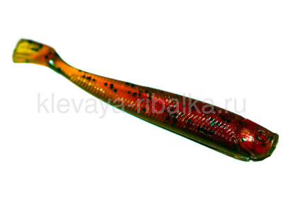 Виброхвост Probaits KILKA 2,4" 60мм цвет-210 сладкий лосось  (10шт)