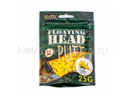 Воздушное тесто PUFF Тимиком Floating Head 4-5мм 25г  Corn (кукуруза) желтый