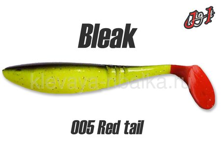 Виброхвост Jig It Bleak 4.5" 115мм цвет-005 squid (5шт)