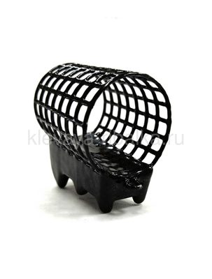 Кормушка металл EgoBaits VAMPIRE PRO Standart (перф.) с грунтоз.  44х32мм 120г 35мл camo black