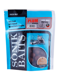 Бойлы пылящие Sonik Baits  24мм 750г  Plum (слива) коричневый