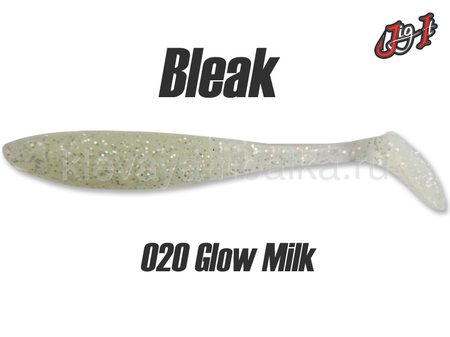 Виброхвост Jig It Bleak 4" 100мм цвет-020 squid (6шт)