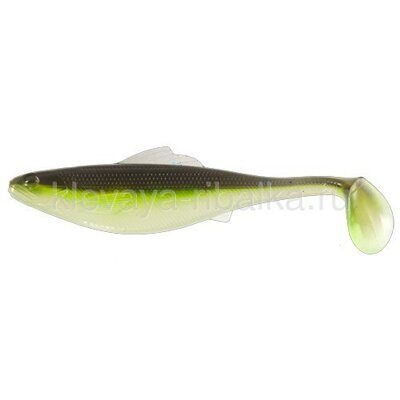 Виброхвост Lucky John Roach Paddle Tail 3.5" 90мм цвет-G02   (6шт)